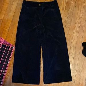 Offon corduroy pants in navy blue